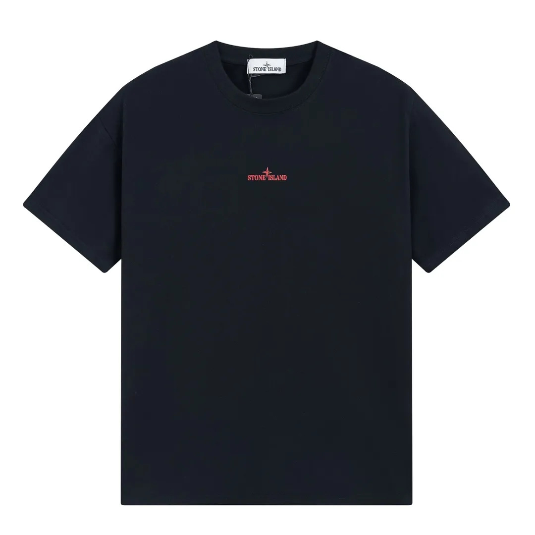 W660#P110💰 [Stone lsland/Stone Island summer blood red broken starry sky printed short-sleeved T-shirt] ⚠️[Original creation with high control of details] - Made of 230g combed cotton 32-count double yarn, soft and comfortable to the touch, sweat-absorbent and breathable. - Simple basic and versatile style, original single quality, the first choice for couples. - Made in a large factory, four needles and five threads on the shoulder, neatly arranged, high quality workmanship. - Same style for men and women. Very versatile, one piece for everyone, details are clearly visible. Color: Black White Size: M L